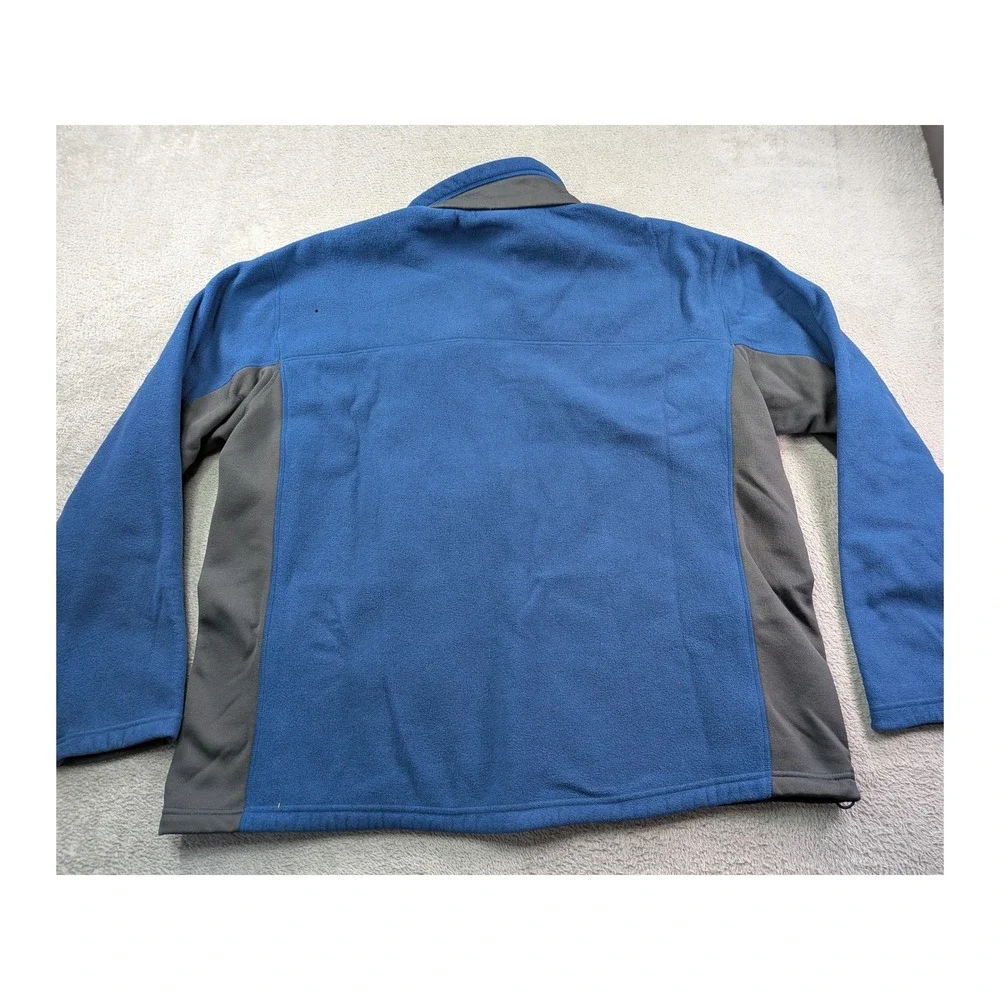 Nike ACG Fit Therma Fleece Jacket Mens XXL Blue Grey Full Zip Colorblock Hiking